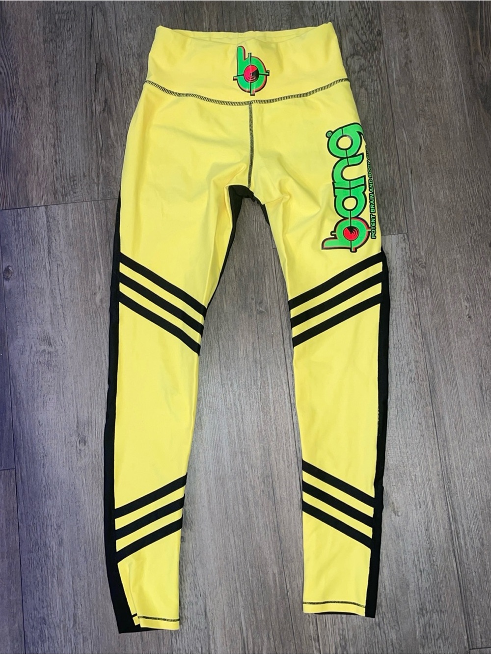 Bang Energy Women’s Small Yellow Active Leggings